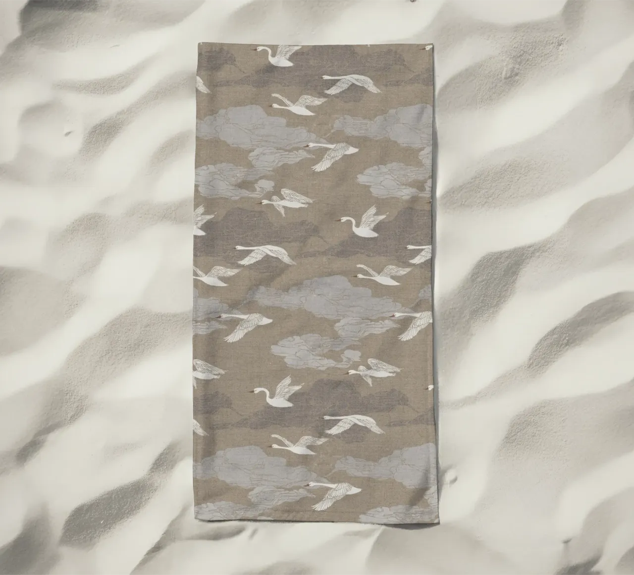 Cecilia Mok - Lino Wild Swans telo mare da The Artcircle