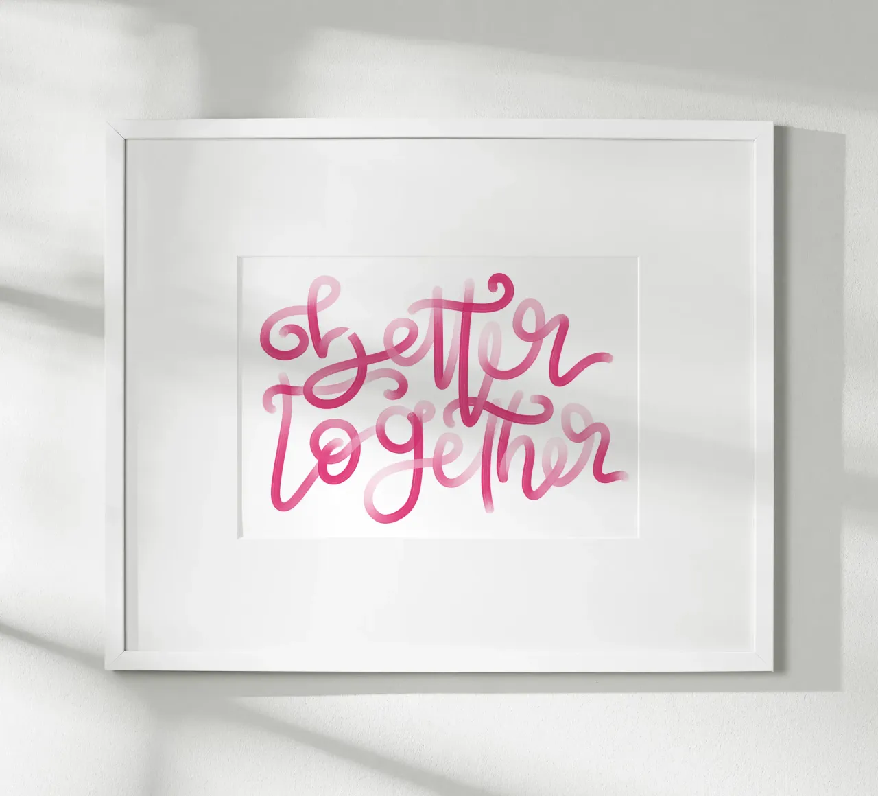 Better Together poster da LIMITED EDITION LETTERS