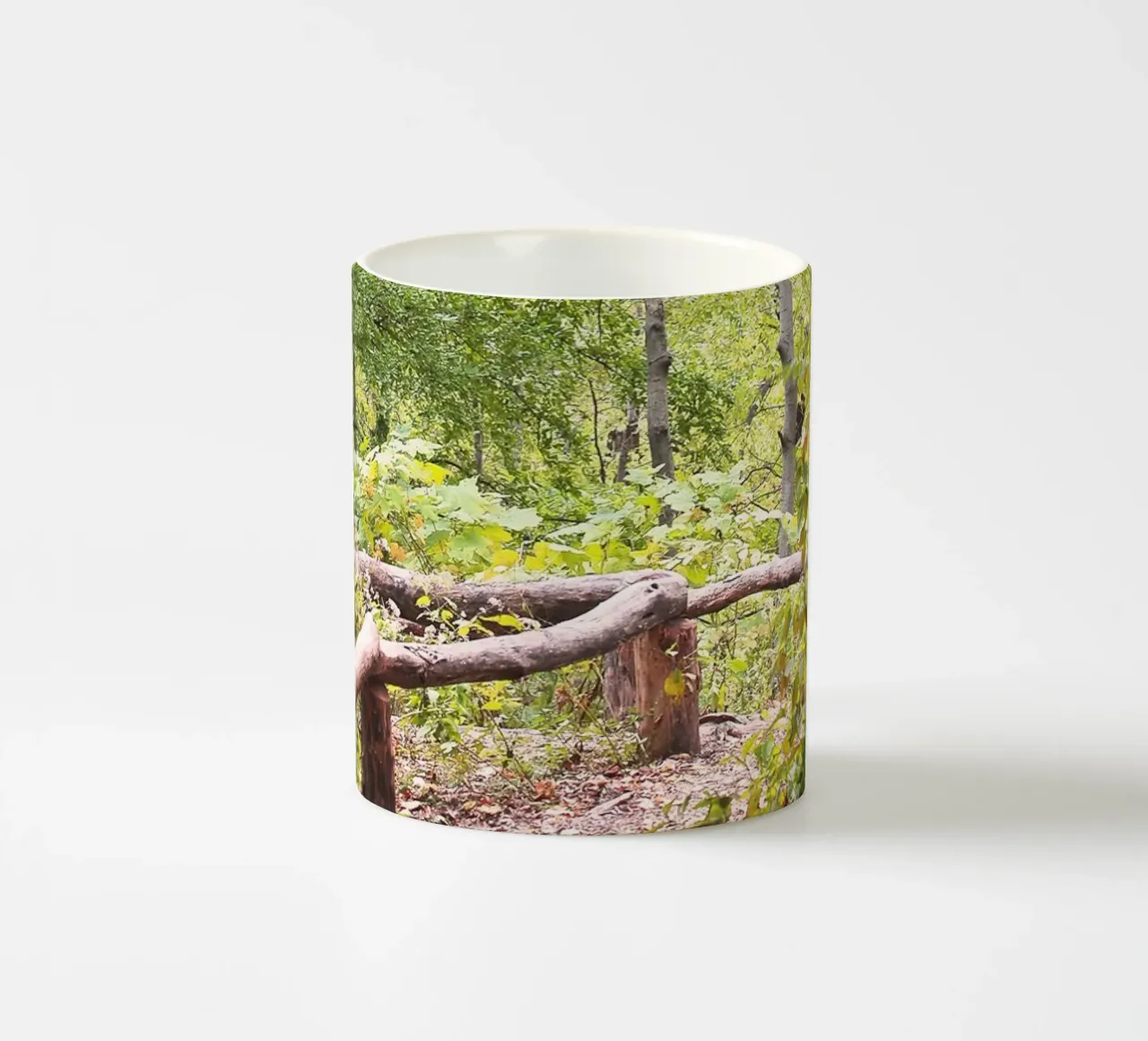 New York, USA I Una passeggiata a Central Park e in una foresta verde naturale tazza in ceramica da Julie Travel Photography