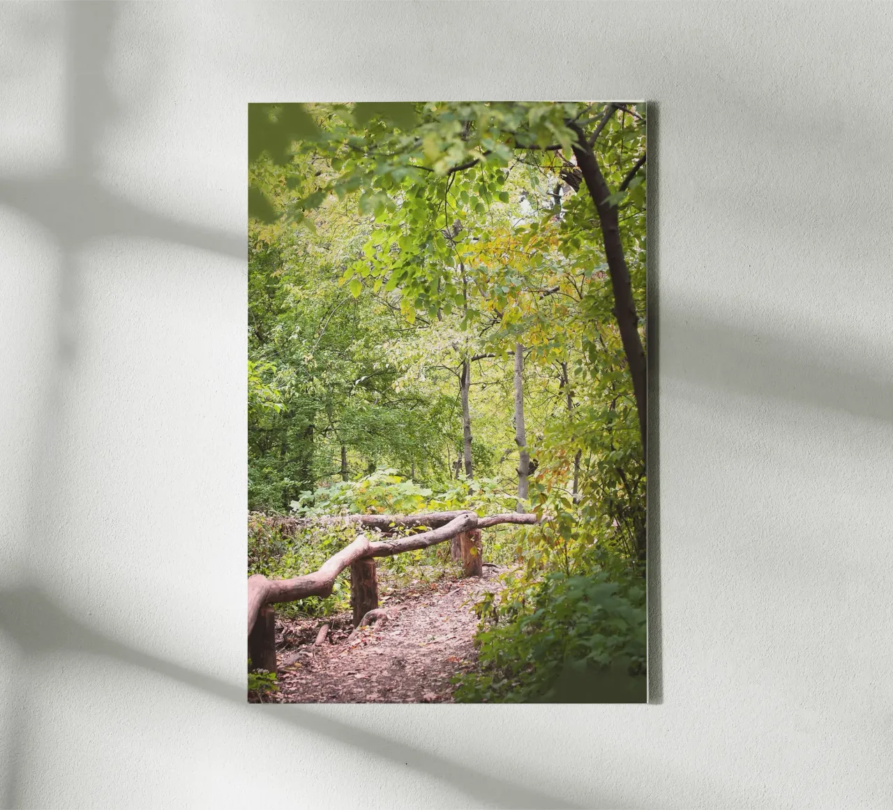 New York, VS I Een wandeling in Central Park en een natuurlijk groen bos canvas met Baklijst van Julie Travel Photography