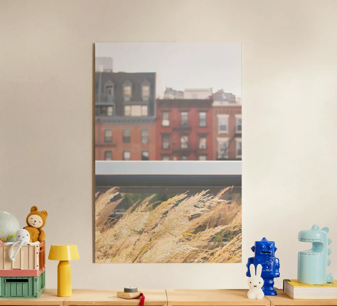 Nueva York, EE.UU. I Naturaleza en el High Line en el skyline bohemio metacrilato de Julie Travel Photography