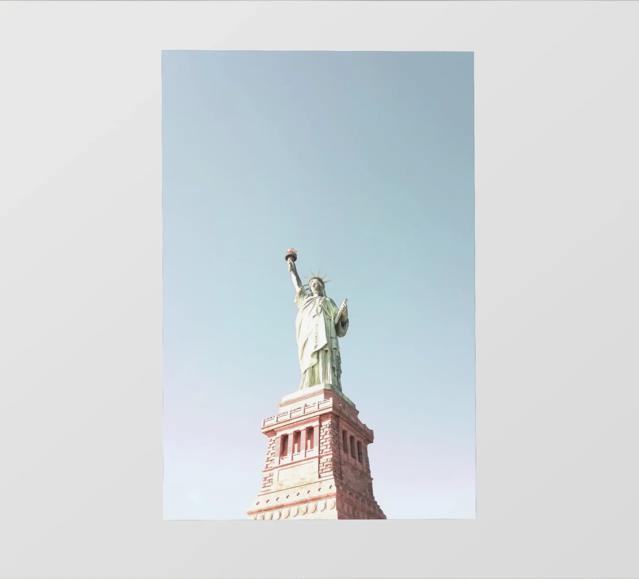 New York, USA I Statua della Libertà in colori pastello telo in pvc da Julie Travel Photography