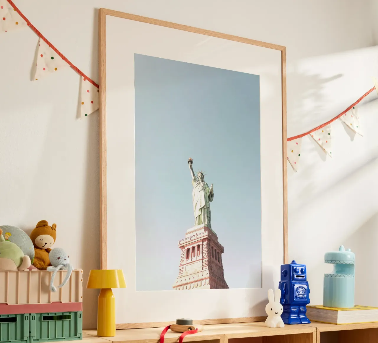 New York, USA I Statua della Libertà in colori pastello carta hahnemühle da Julie Travel Photography