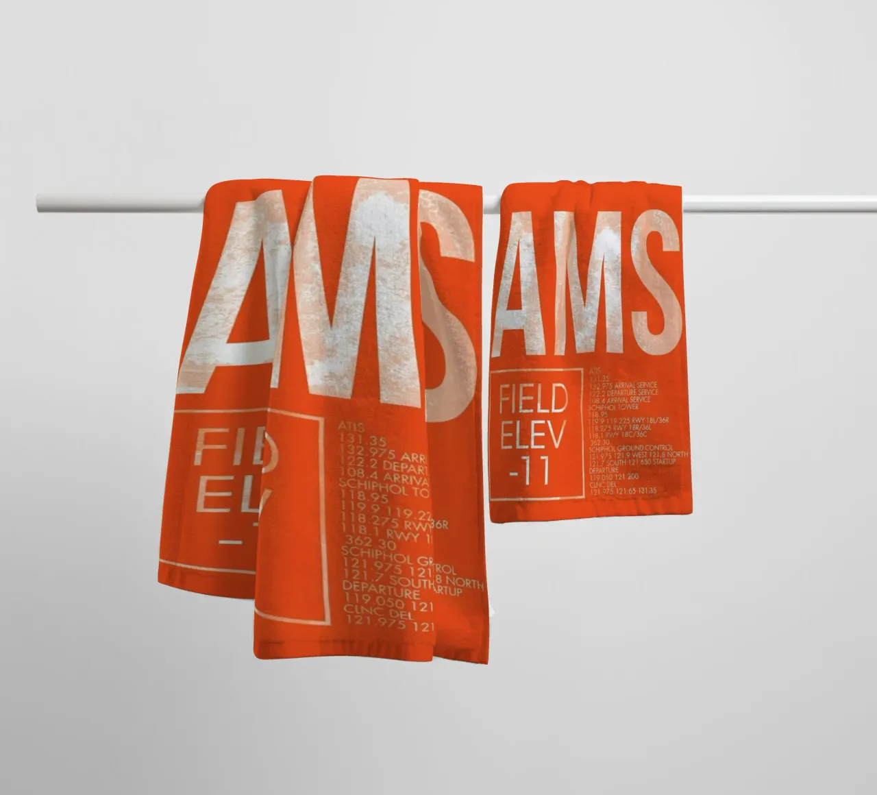AMS Amsterdam asciugamano da bagno da 08left