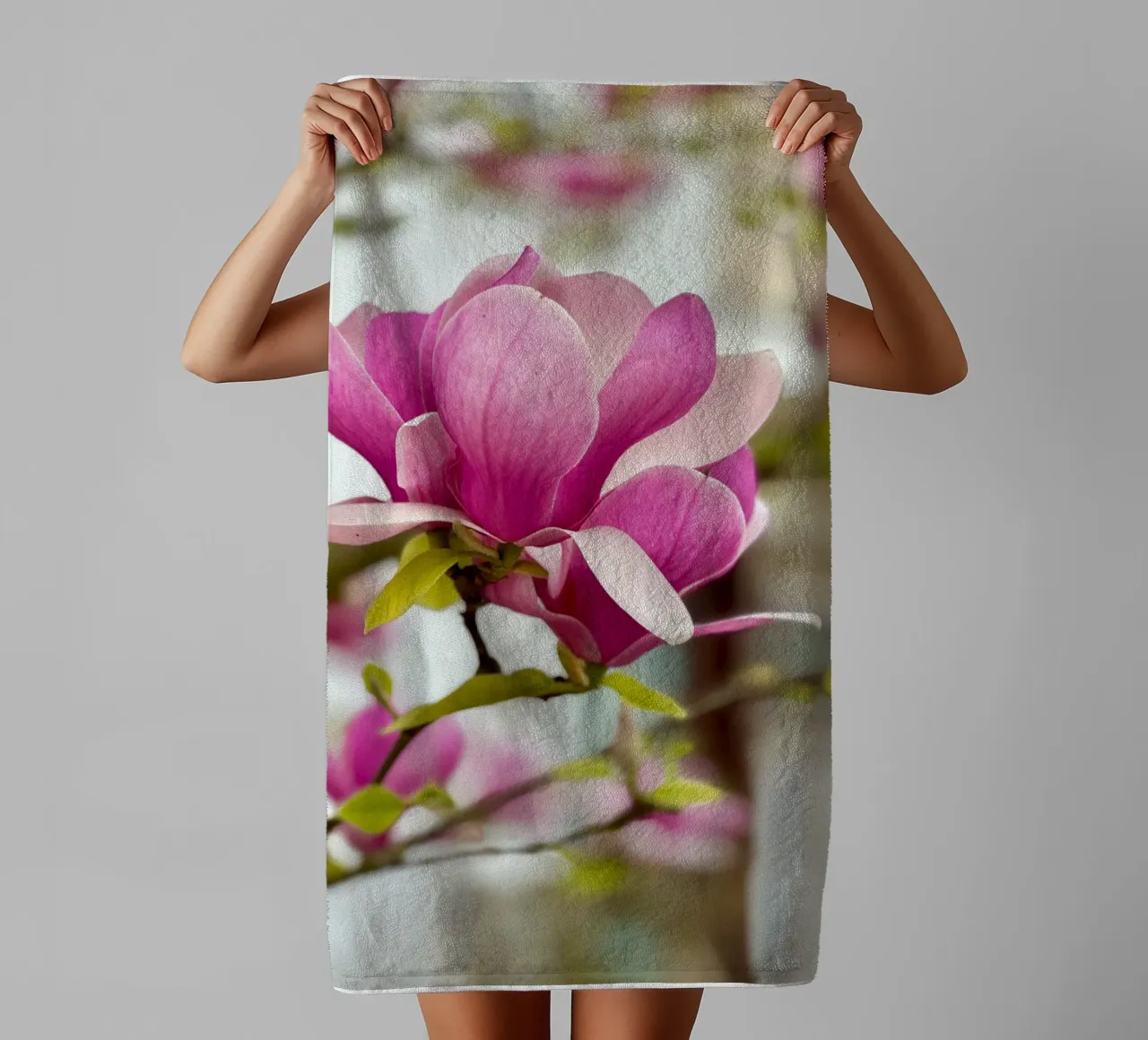 Magnolie in Pink towel by thegirlcalledlonging