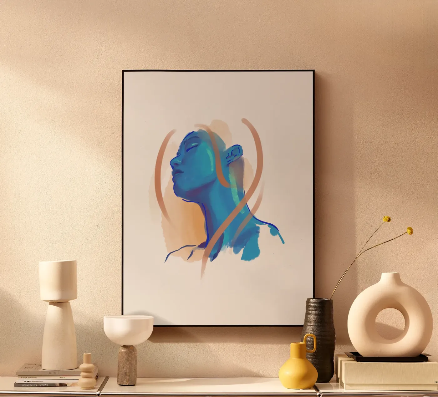 Azul acrylic glass by Klo~