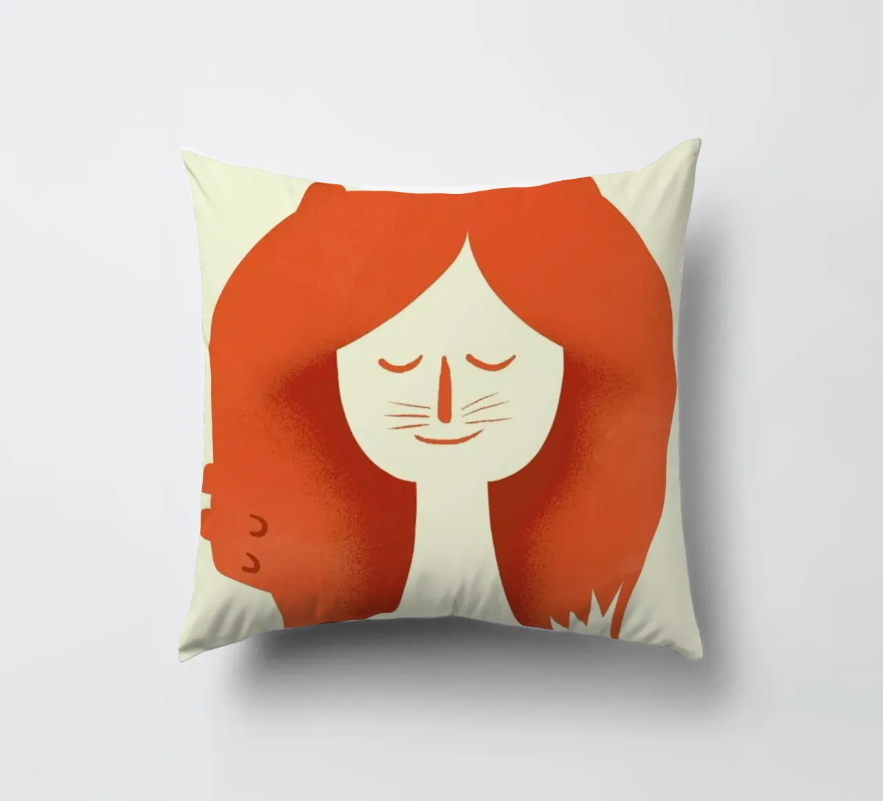 Fox Head cuscino da Chris Wharton