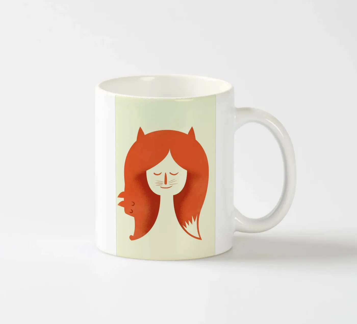 Fox Head ceramic mug by Chris Wharton