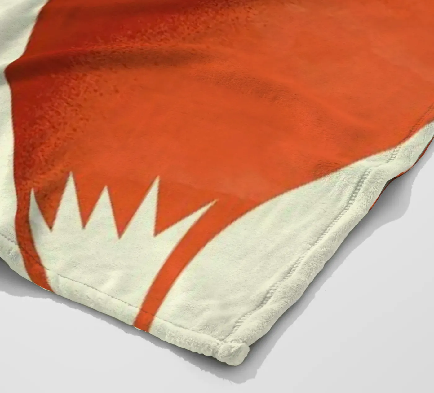 Fox Head fleece blanket by Chris Wharton