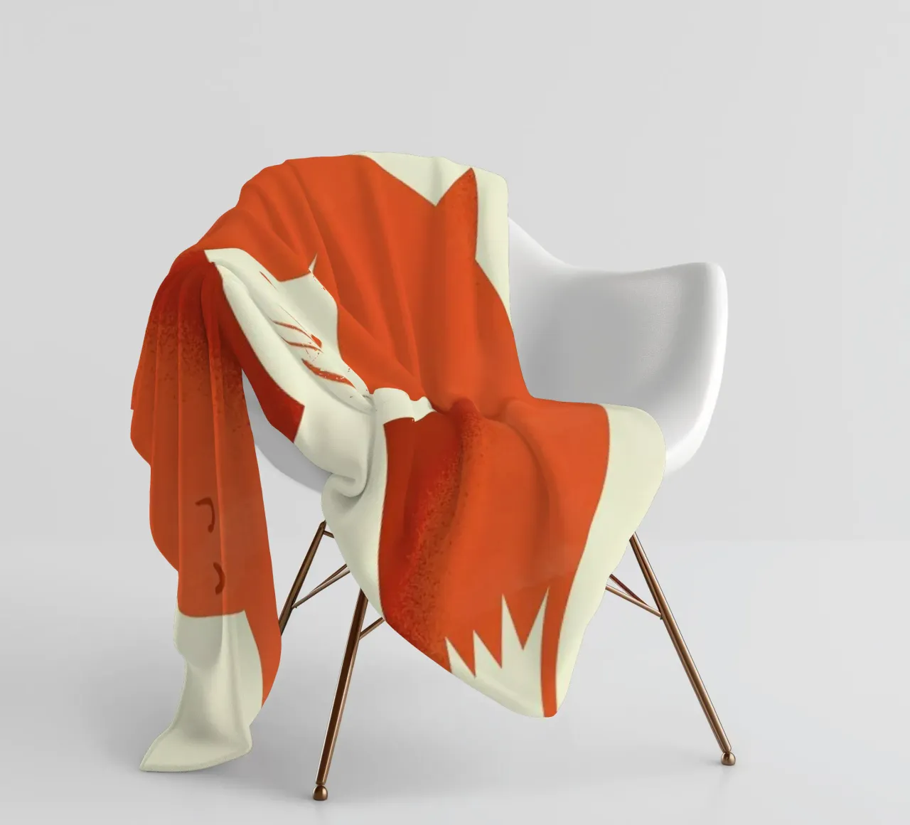 Fox Head Fleecedecke von Chris Wharton