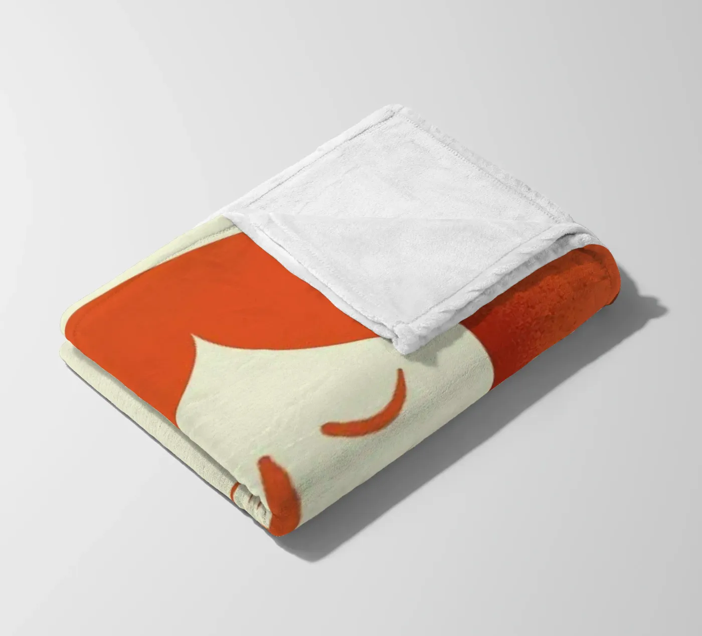 Fox Head fleece blanket by Chris Wharton