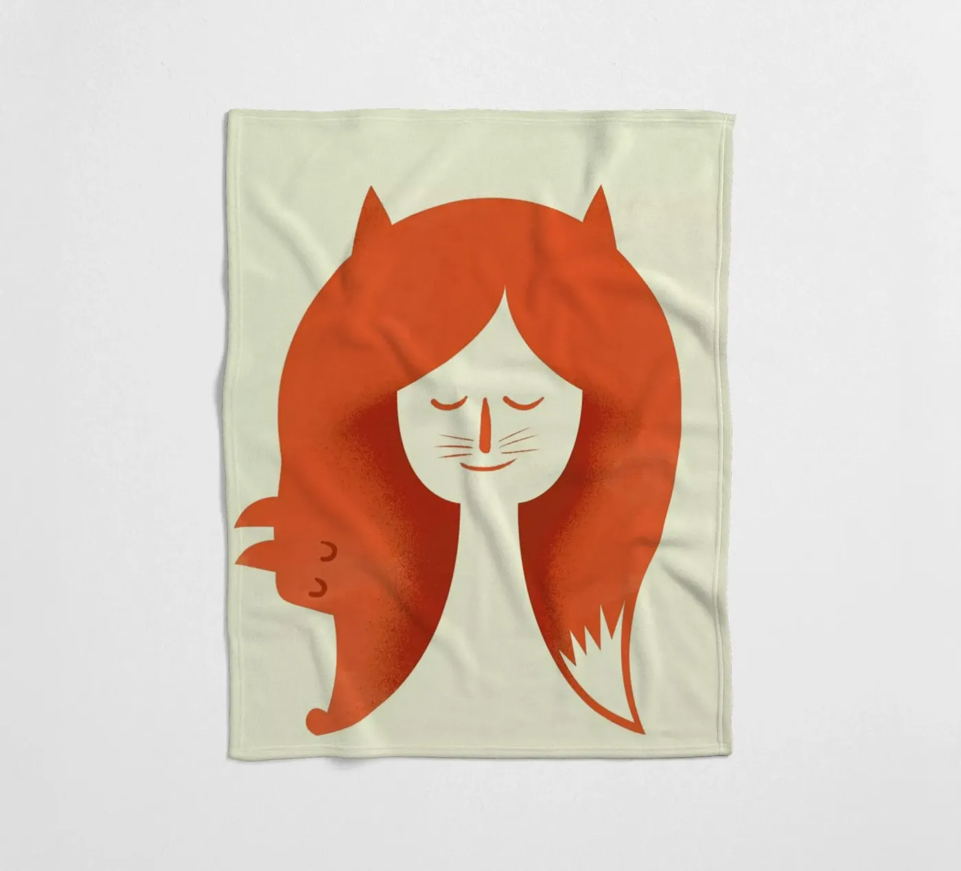 Fox Head fleecedeken van Chris Wharton