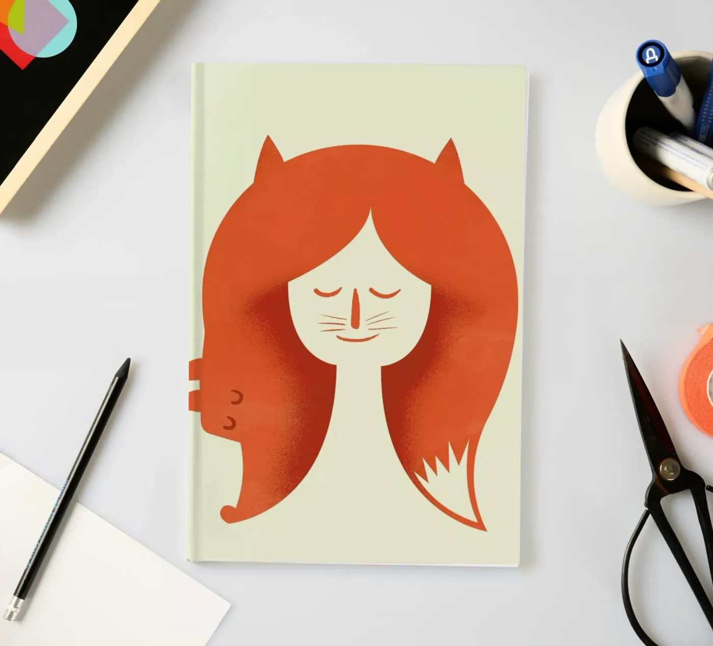 Fox Head notebook by Chris Wharton