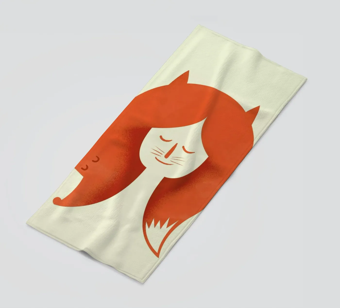 Fox Head strandhanddoek van Chris Wharton