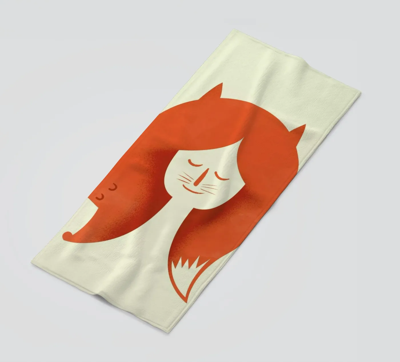 Fox Head beach towel by Chris Wharton