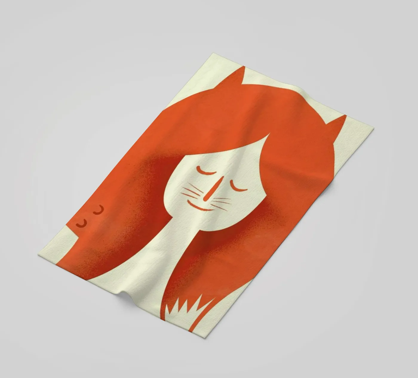 Fox Head beach towel by Chris Wharton