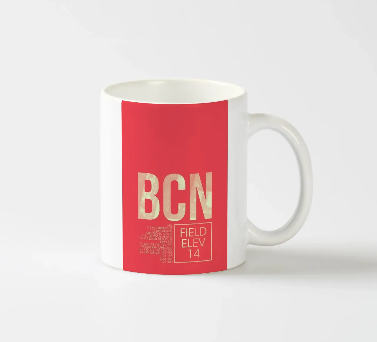BCN Barcelona tazza in ceramica da 08left