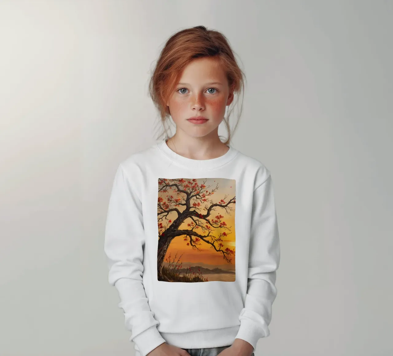 Serenità cremisi felpa bambino da Artistic-shop