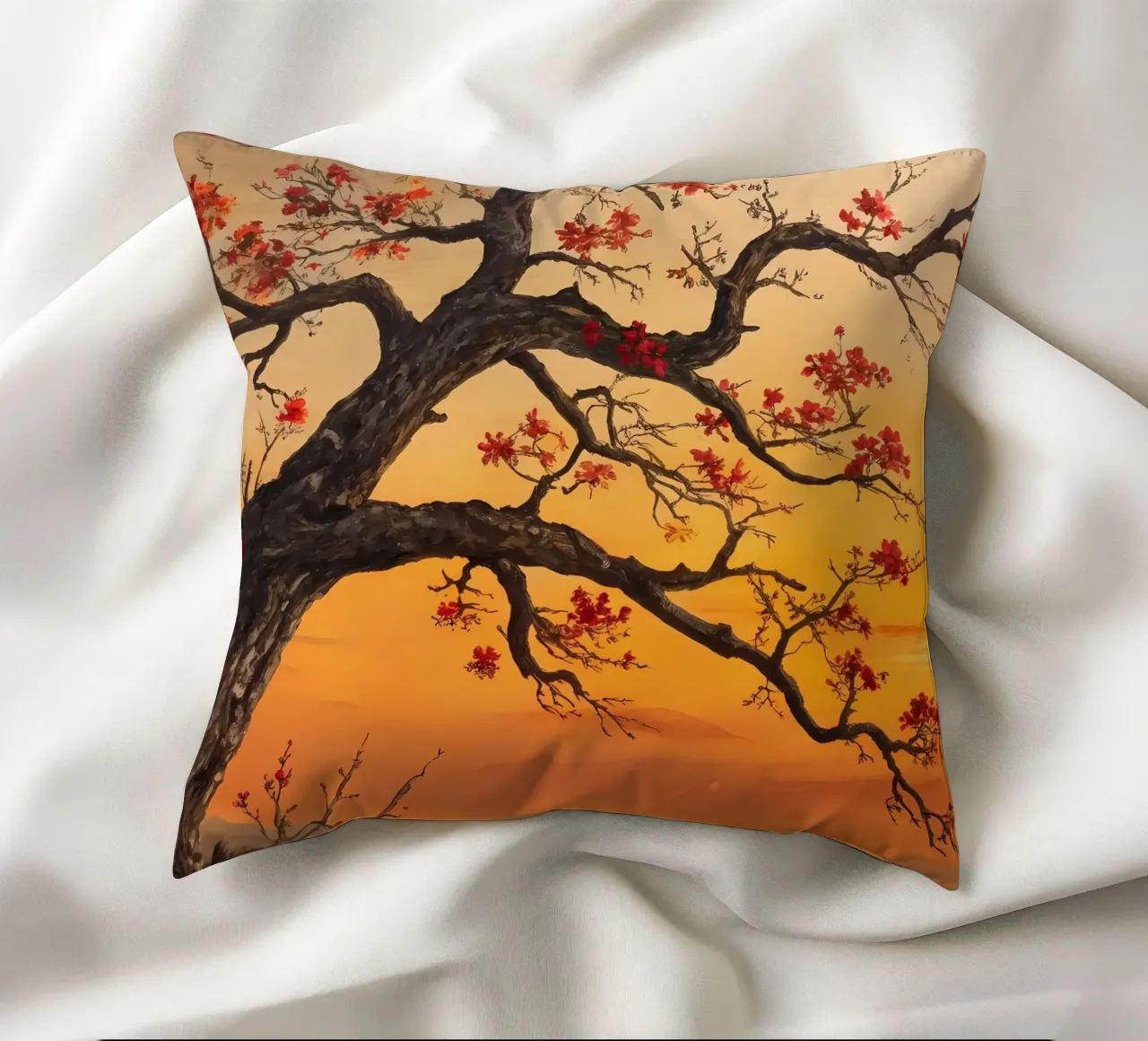 Serenità cremisi cuscino da Artistic-shop