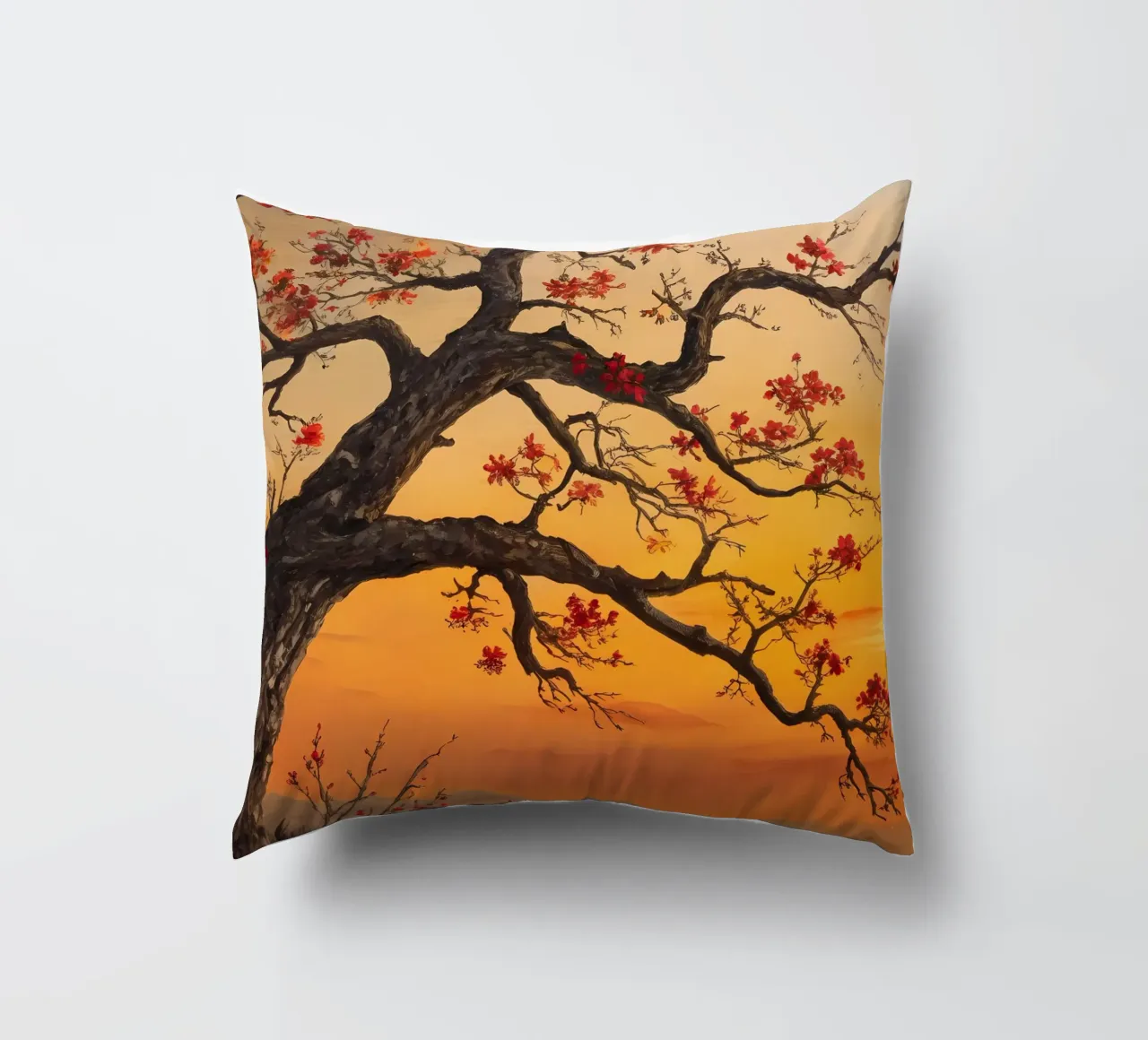 Serenità cremisi cuscino da Artistic-shop