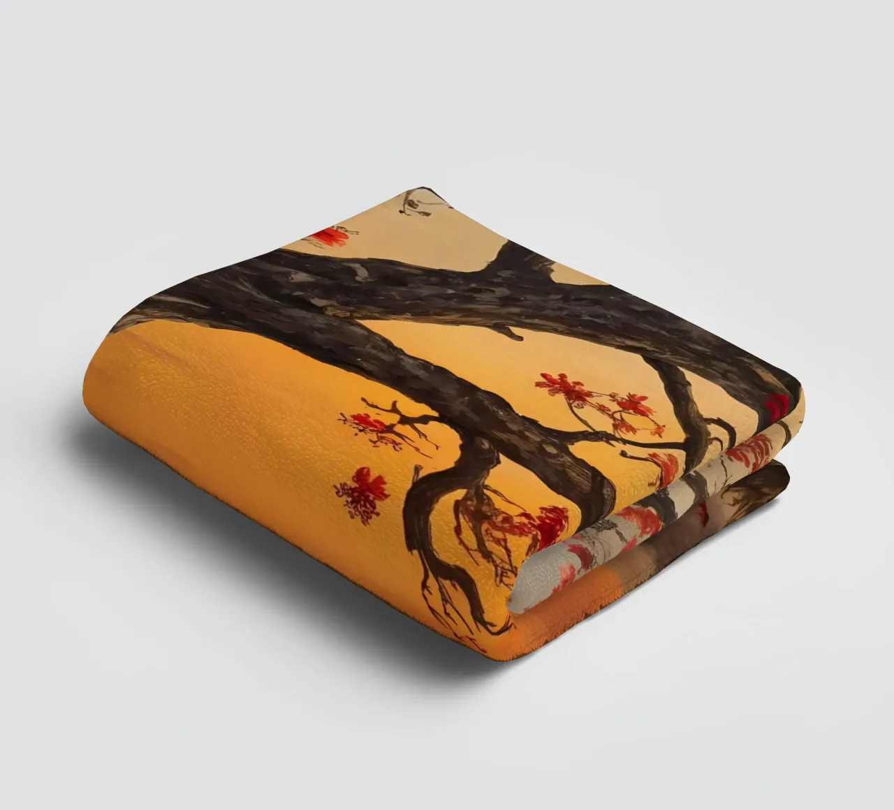 Serenità cremisi asciugamano da bagno da Artistic-shop