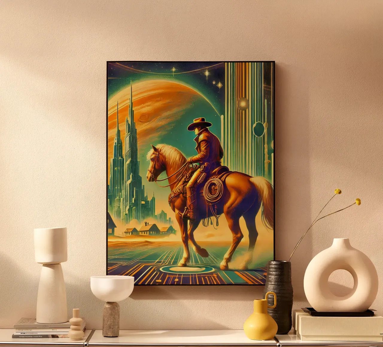 Space Cowboy plexiglass da Digital Naive