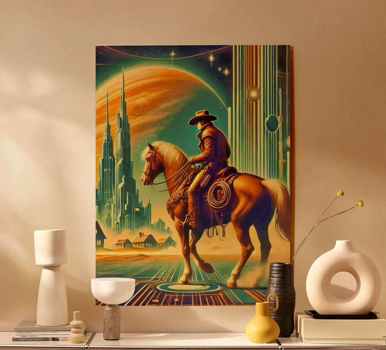 Space Cowboy plexiglass da Digital Naive