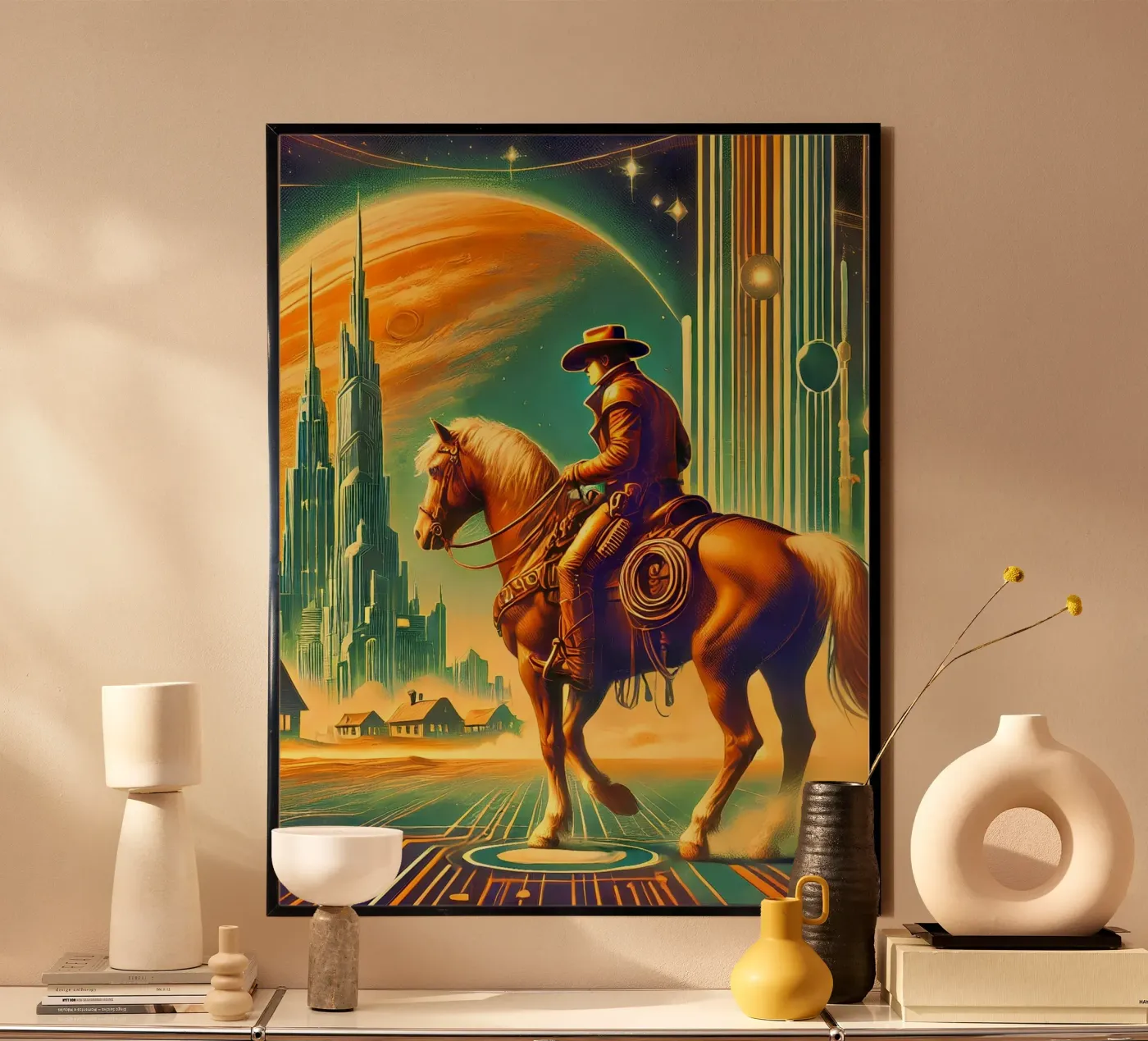 Space Cowboy poster da Digital Naive