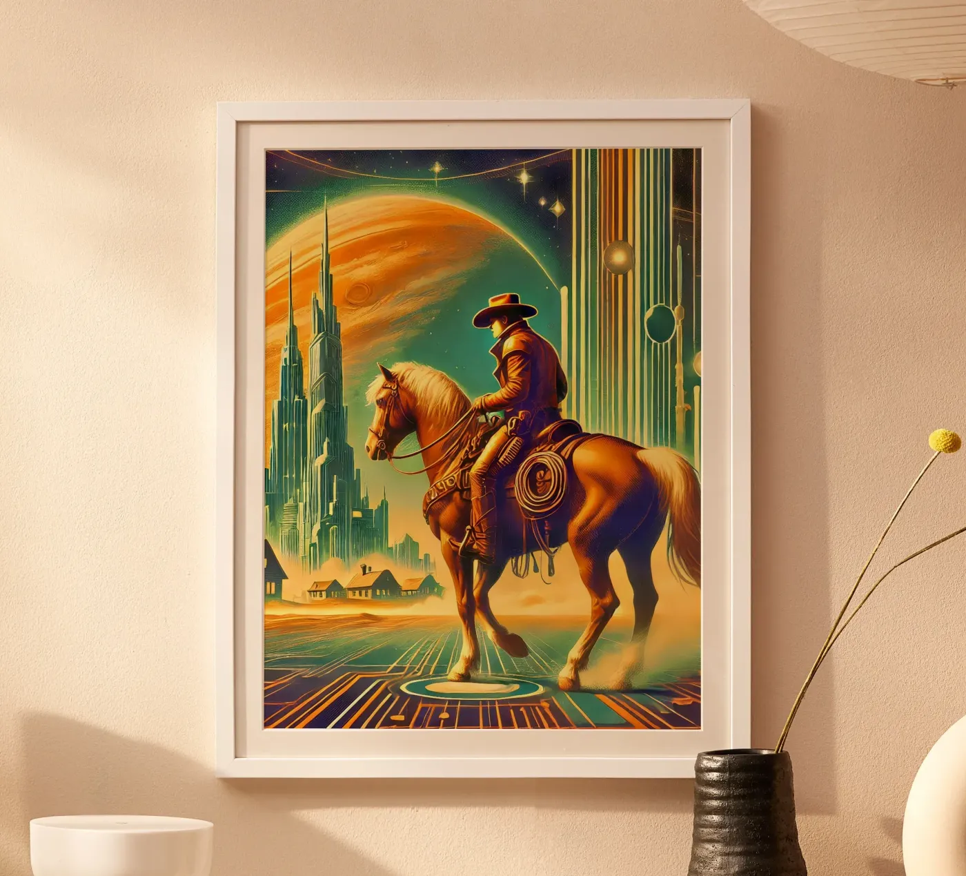 Space Cowboy poster da Digital Naive
