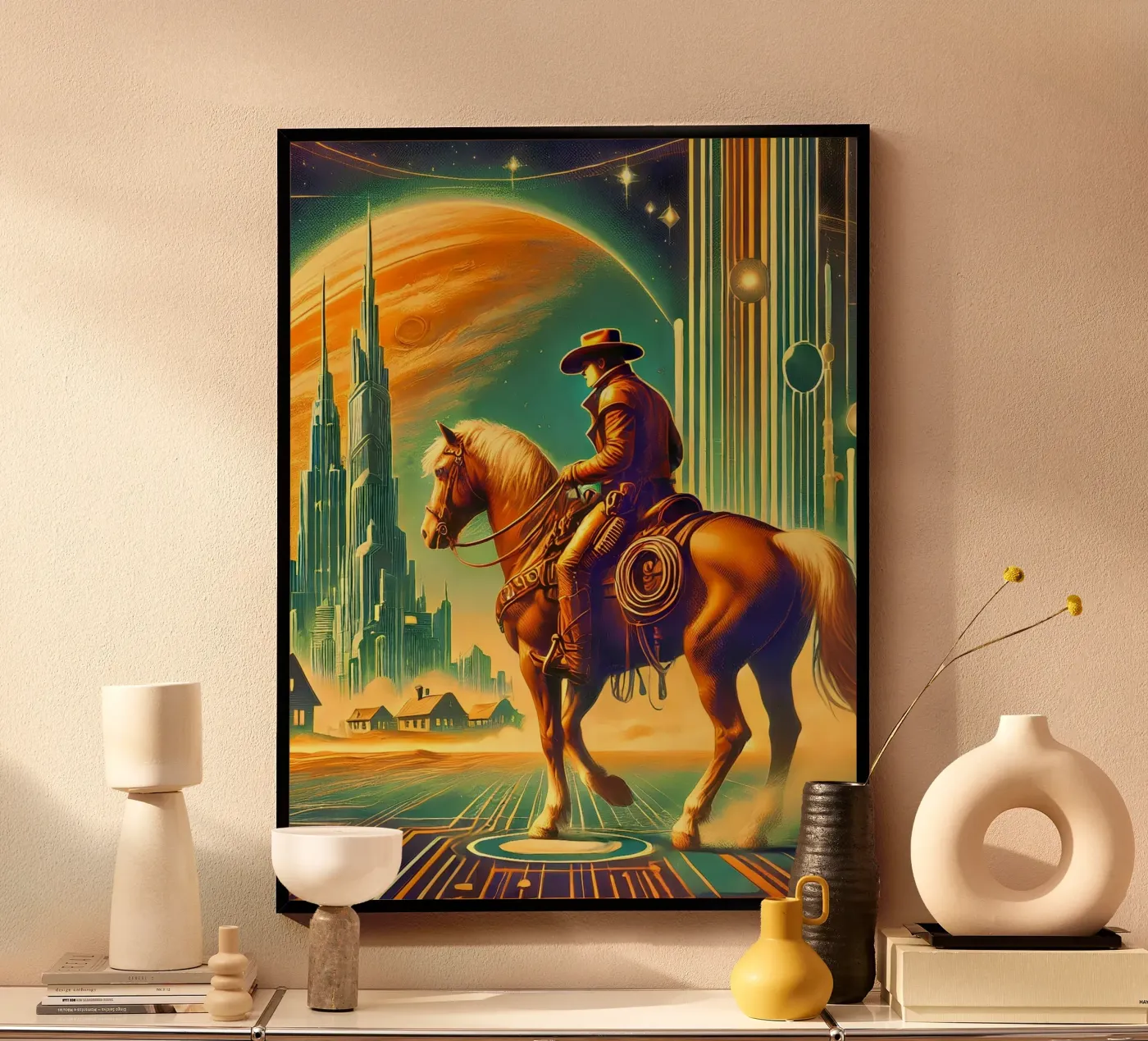 Space Cowboy poster da Digital Naive