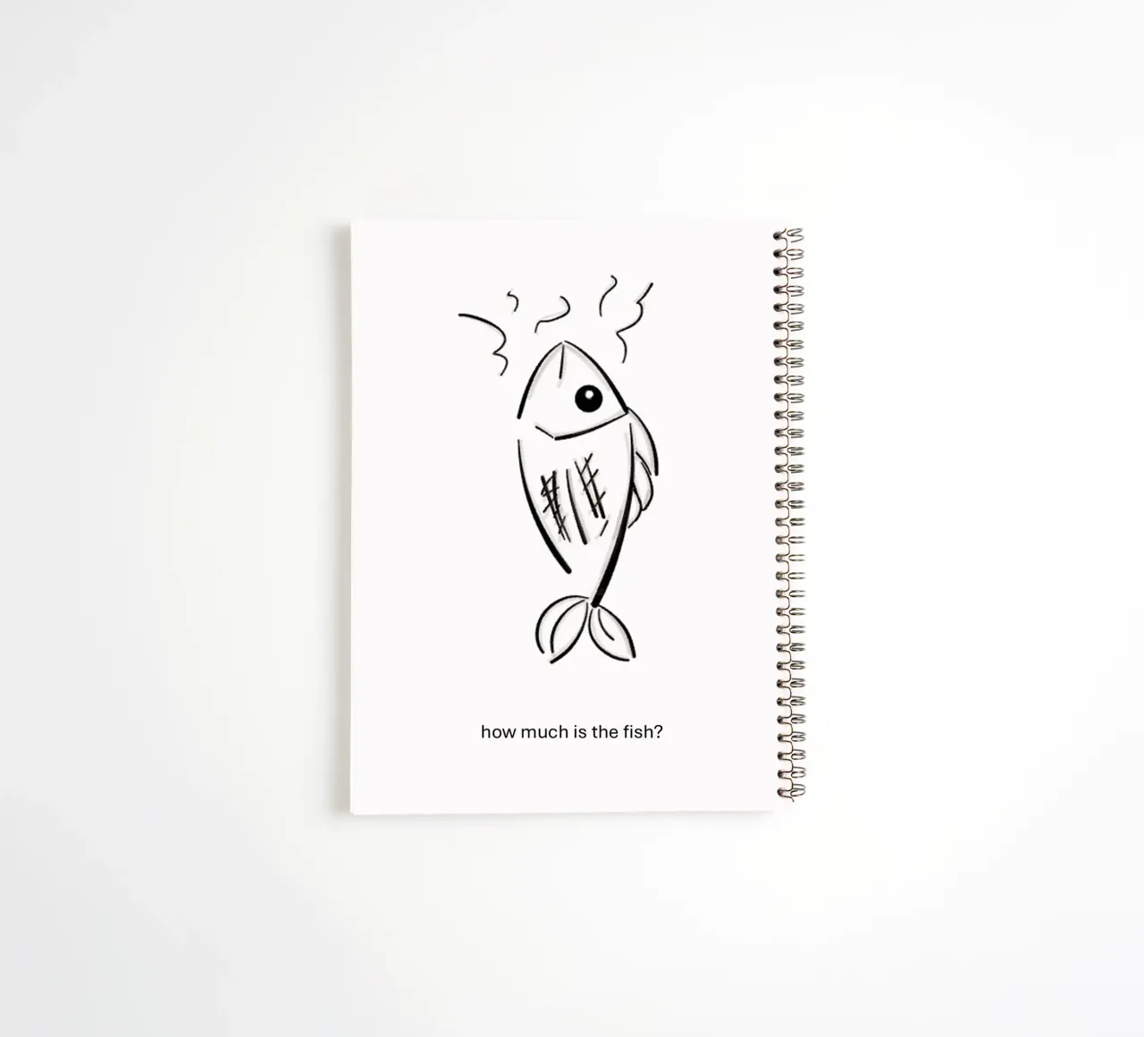 "How Much Is the Fish?" – Sketch carnet à spirale de B Art