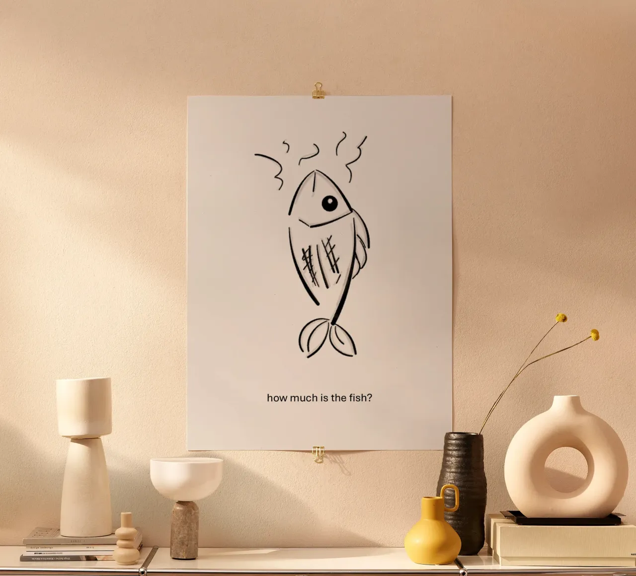"How Much Is the Fish?" – Sketch carta hahnemühle da B Art