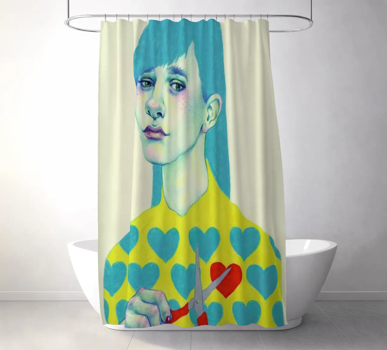 Create douchegordijn van Natalie Foss