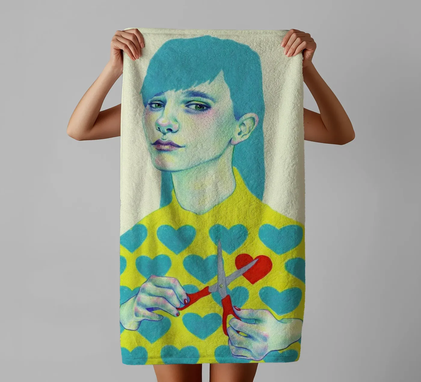 Create badhanddoek van Natalie Foss