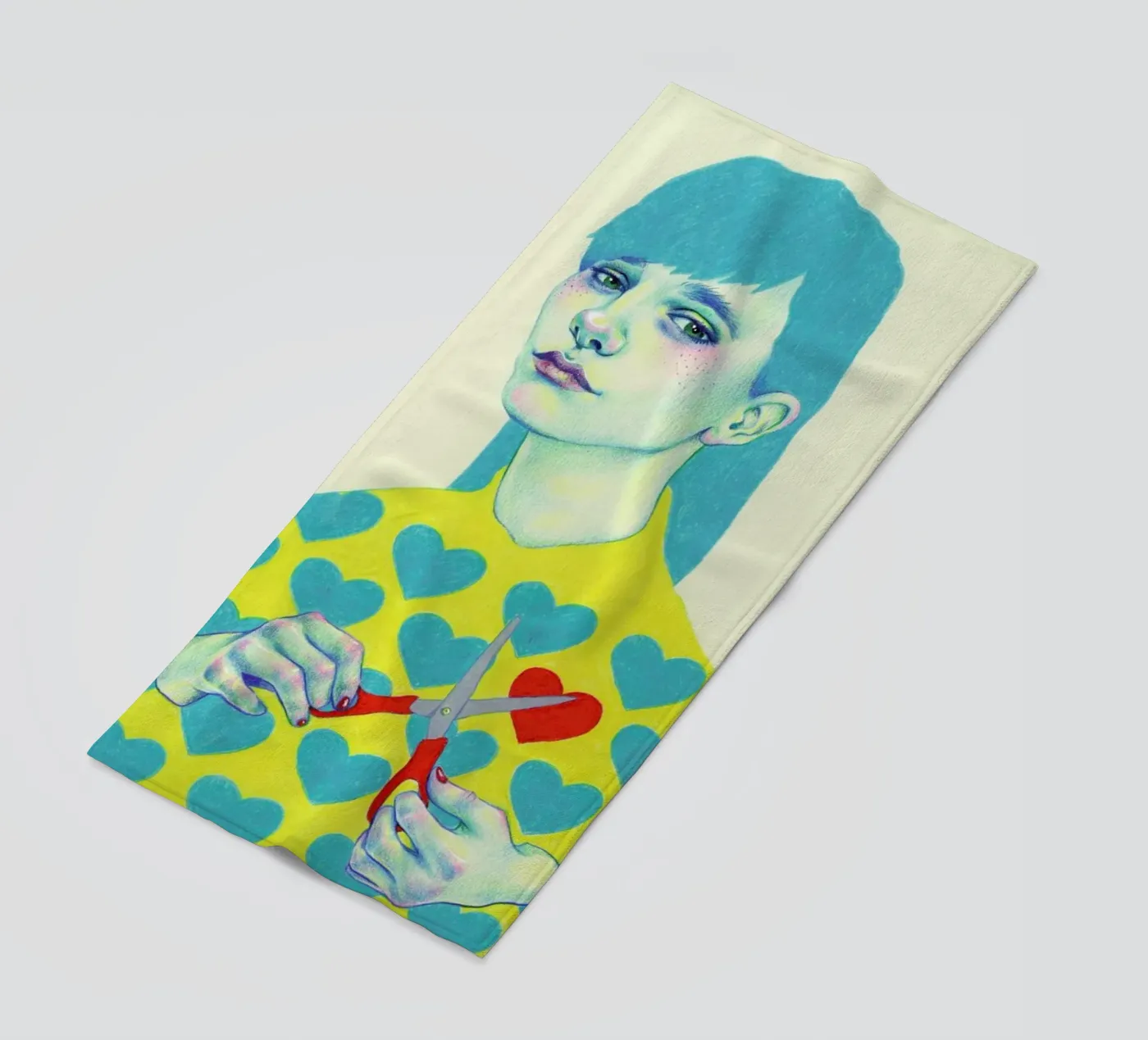 Create beach towel by Natalie Foss