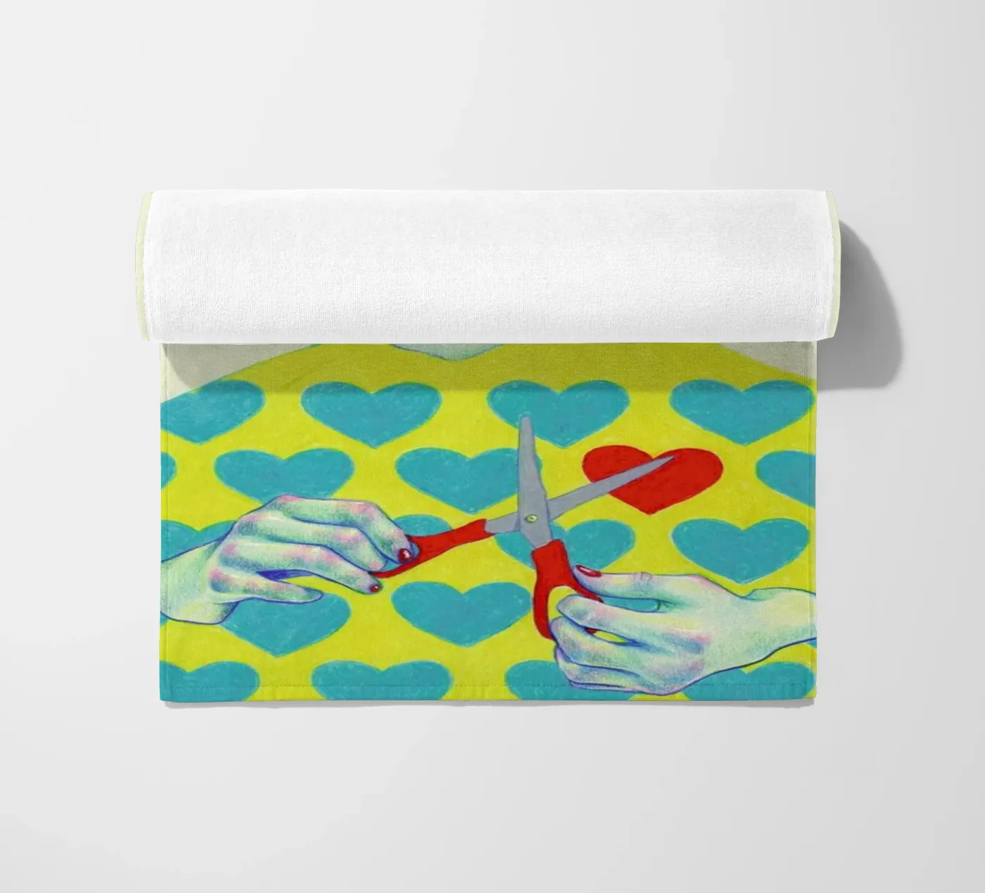 Create beach towel by Natalie Foss