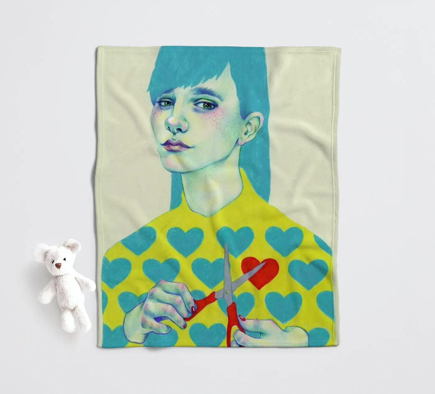 Create Fleecedecke von Natalie Foss