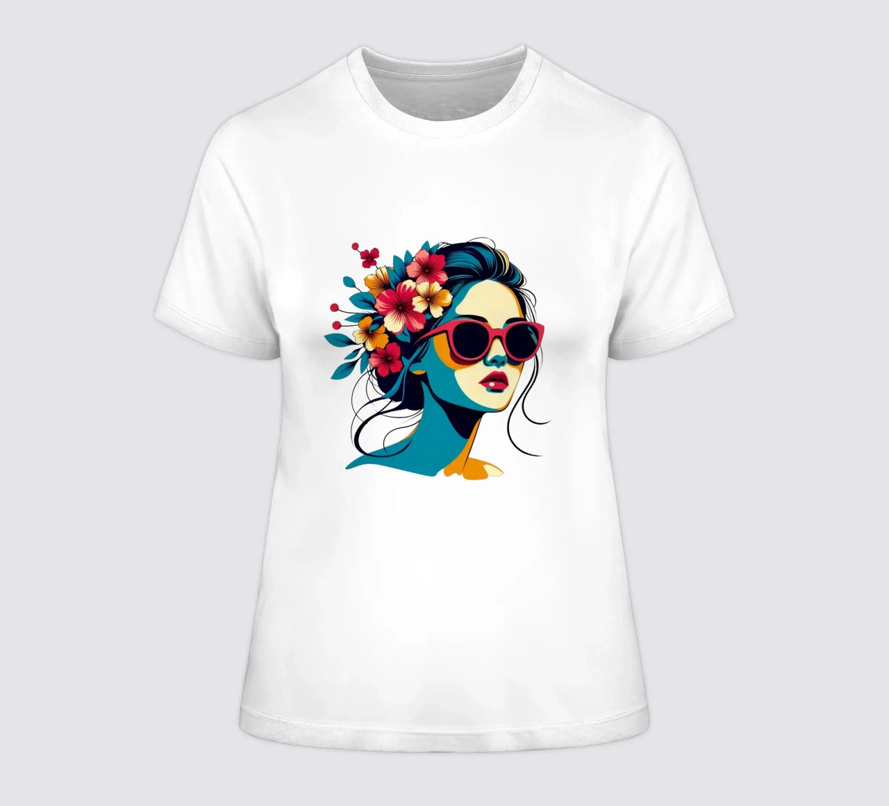 Summer Girl Frauen T-Shirt von Digital Naive
