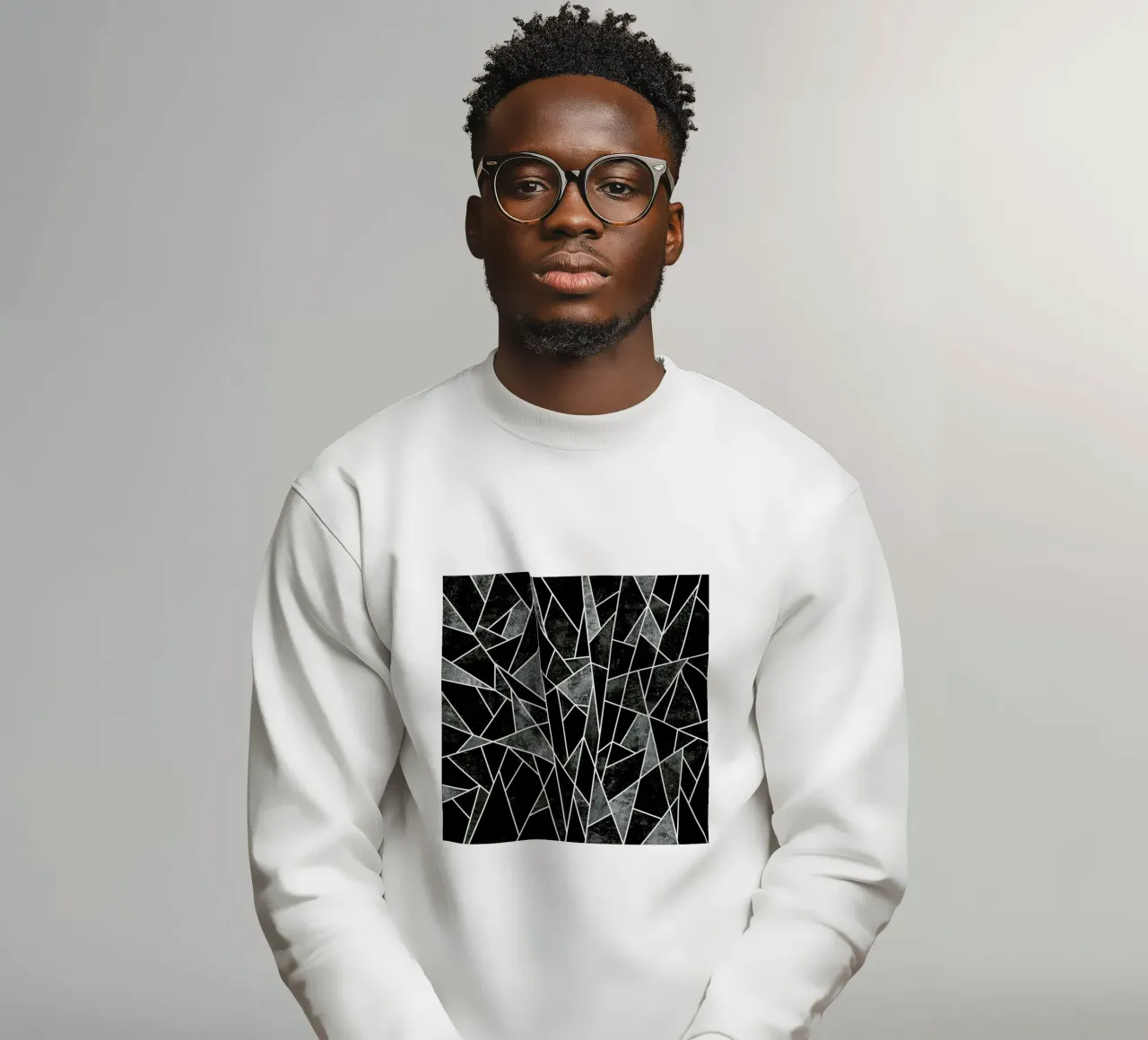 Shattered Black felpa da Elisabeth Fredriksson