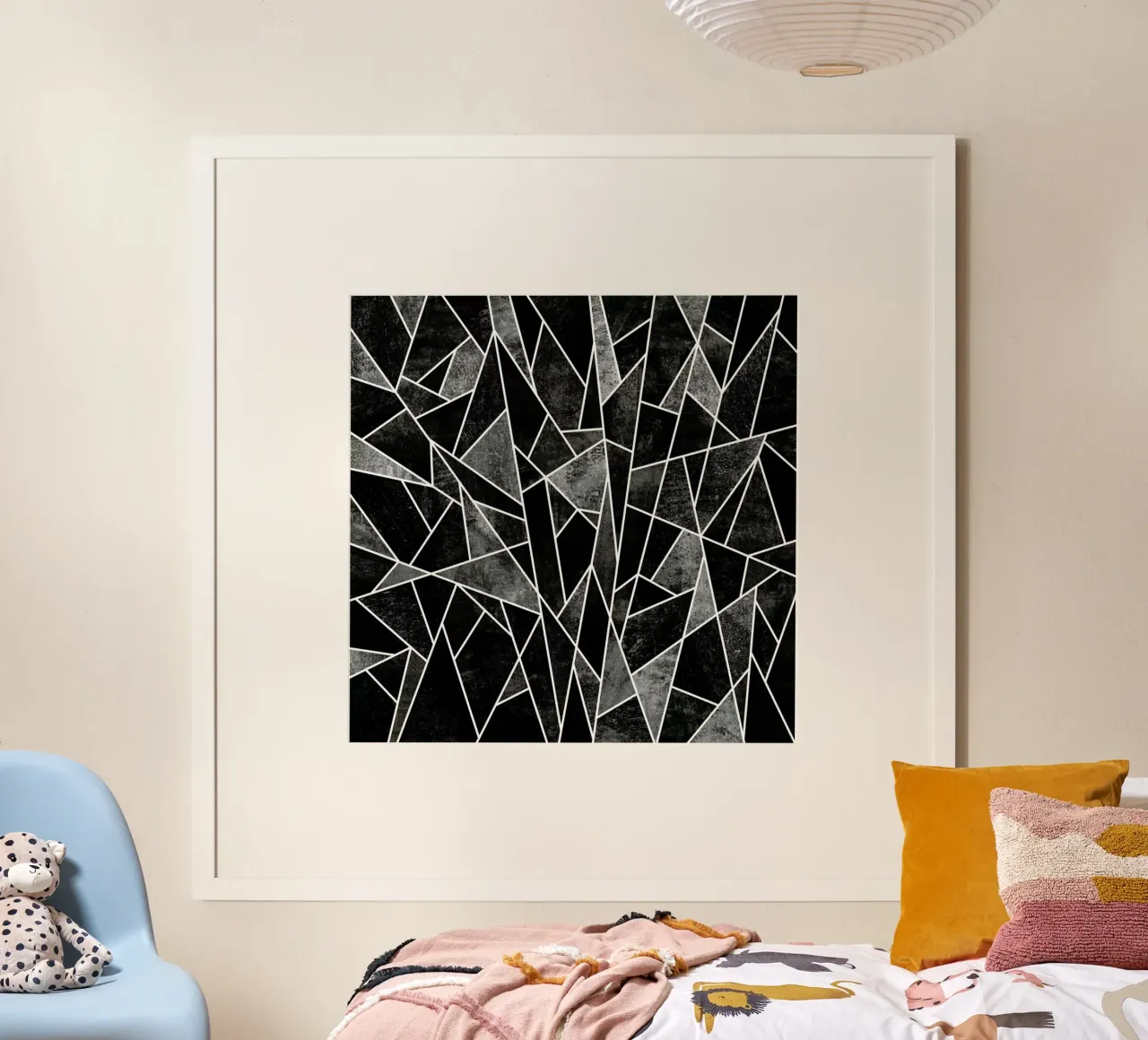 Shattered Black poster da Elisabeth Fredriksson