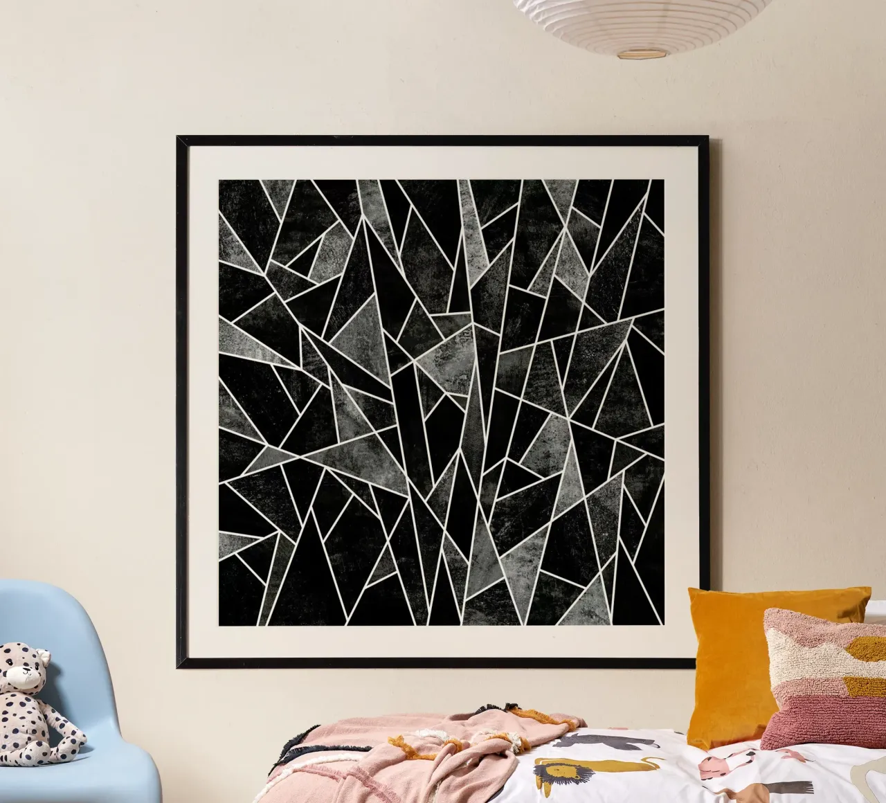 Shattered Black poster da Elisabeth Fredriksson