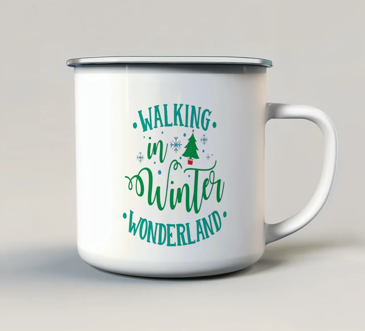 Winter Wonderland tazza in smalto da Dreamer10