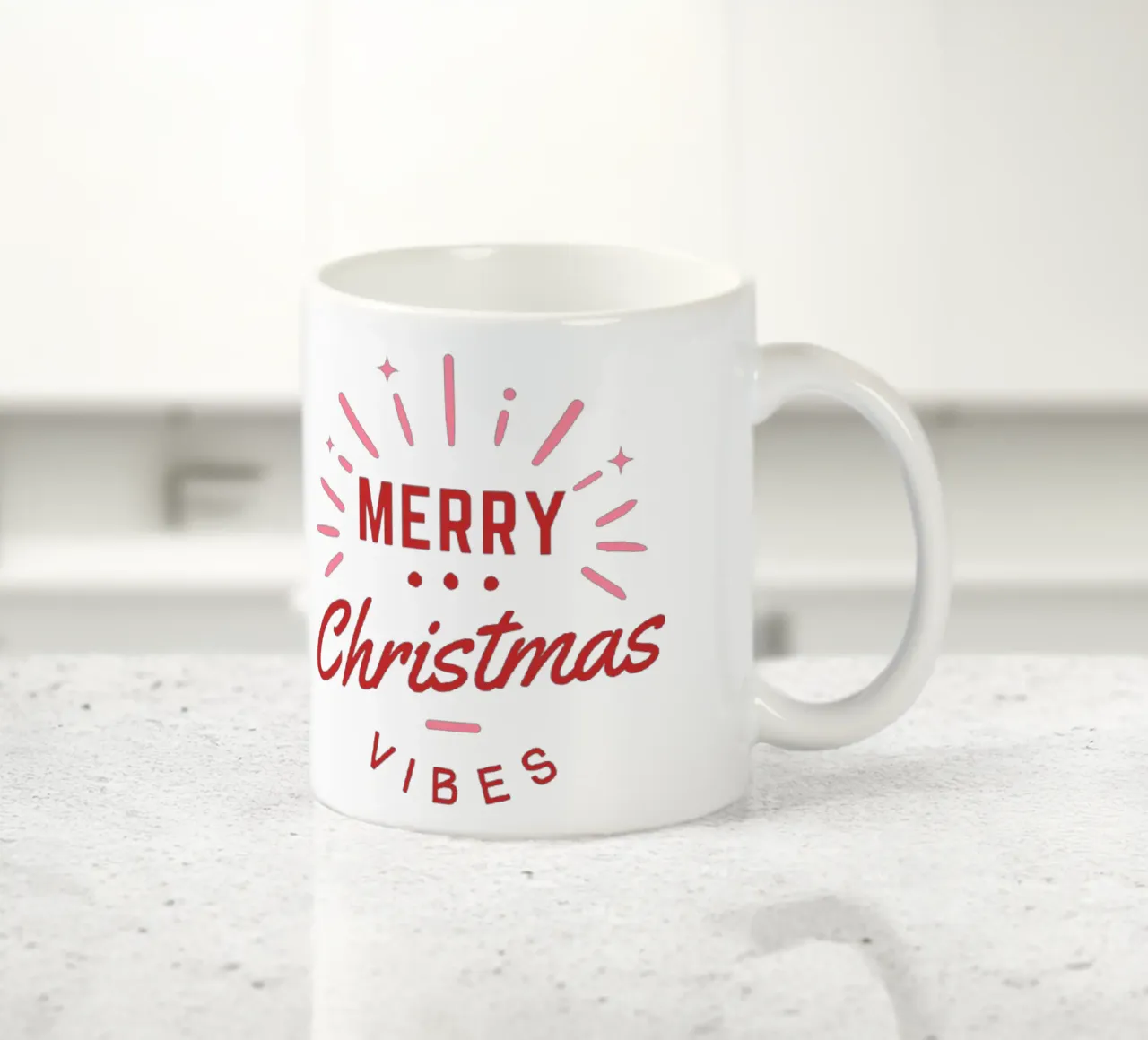Merry Christmas Vibes tazza in ceramica da Dreamer10