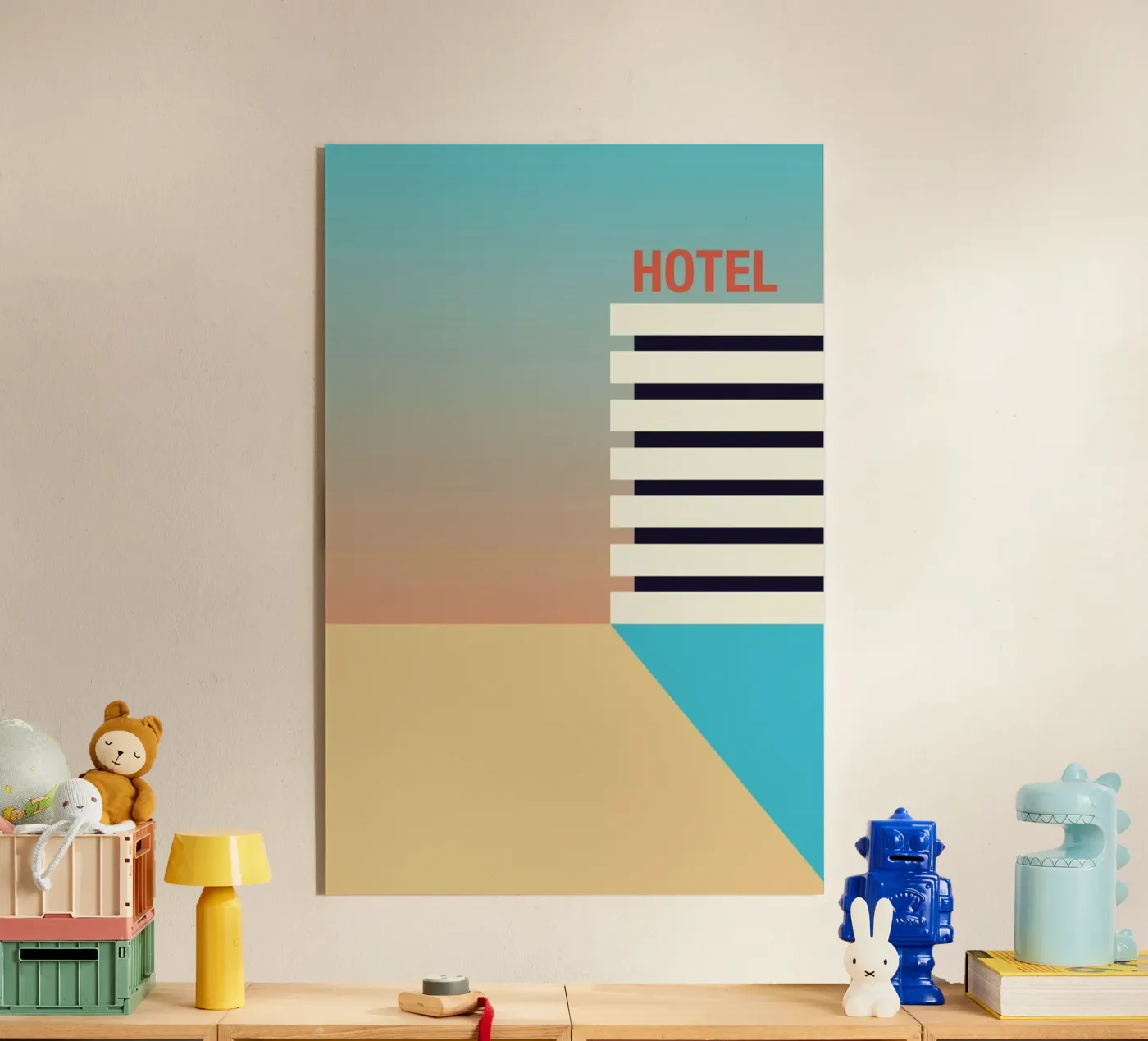 Hotel Sunrise plexiglass da BLAEK Design Studio