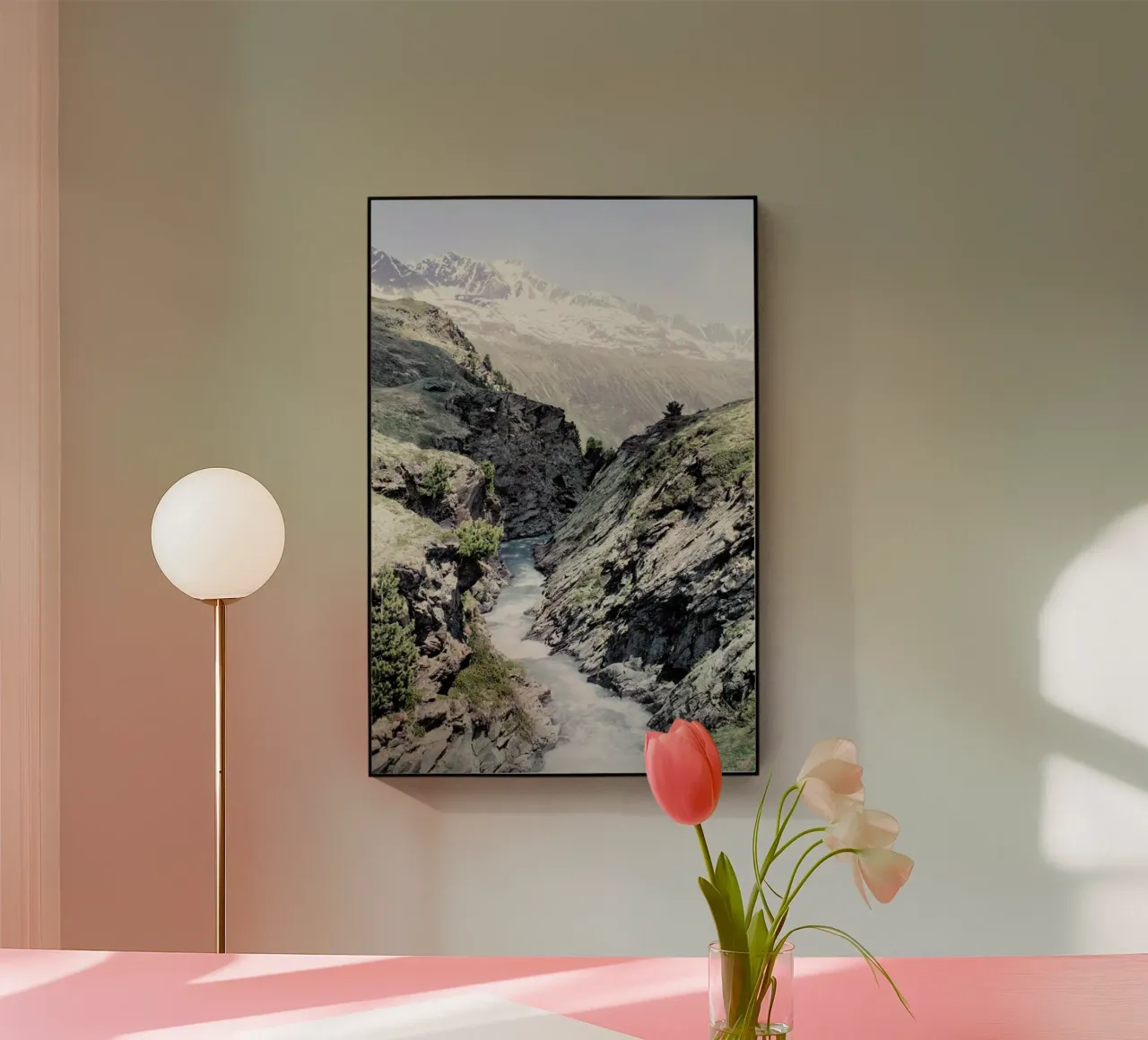 Alpenfluss plexiglass da Sarah Bühler