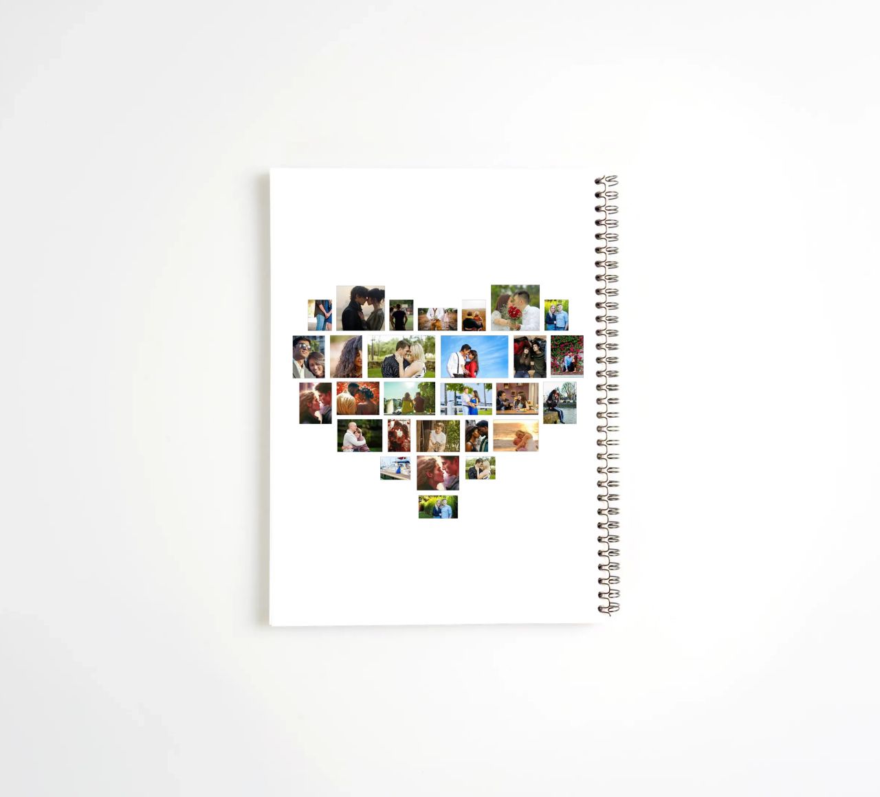 Personalisierte Liebe Herz benutzerdefinierte 28 Valentine Foto-Collage Ringbuch von Shark Printables