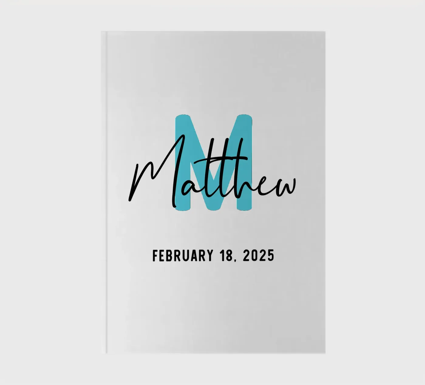 Personalized Custom Initial Name Notizbuch von Shark Printables