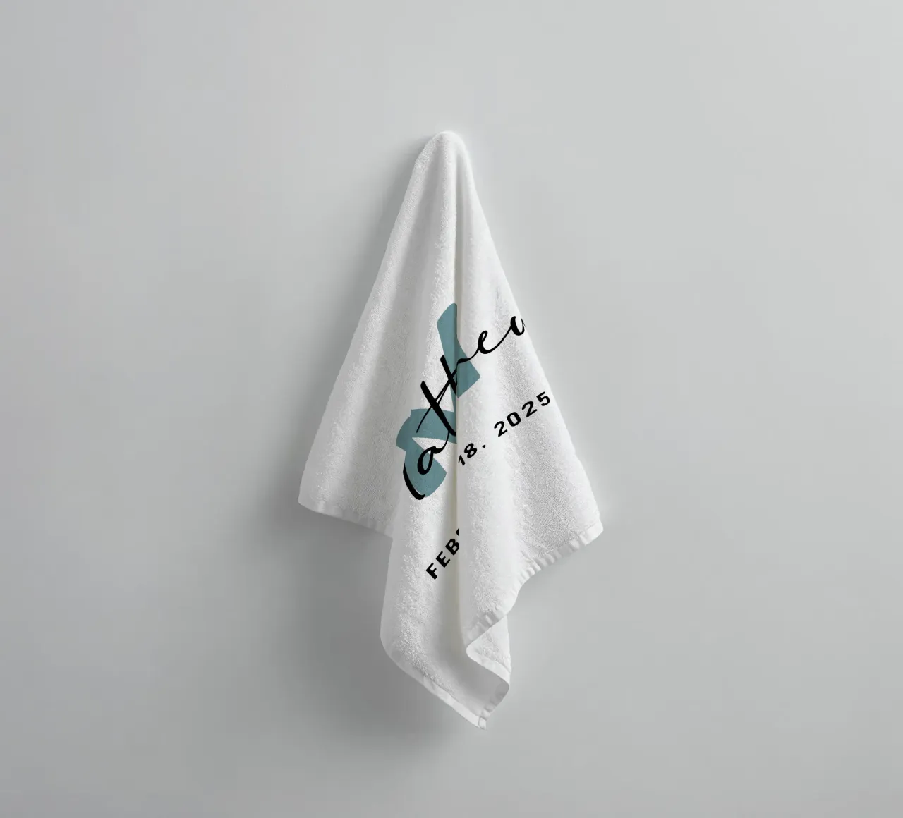 Personnalisé Nom initial personnalisé serviette de bain de Shark Printables