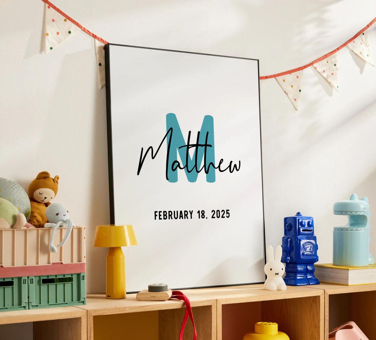 Personalized Custom Initial Name alu-dibond by Shark Printables