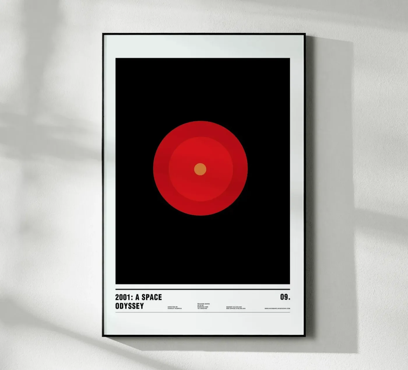 2001 A Space Odyssey plexiglass da Nick Barclay